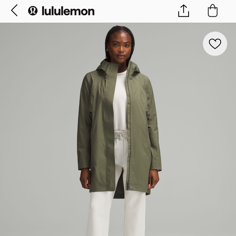 Lululemon Rain Rebel Jacket - size 8